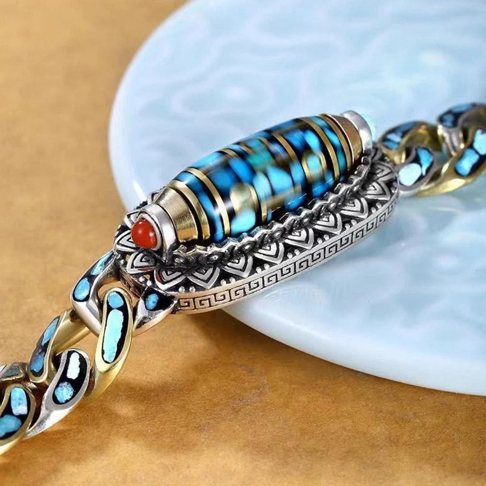 Six-Word Mantra Beaded Bracelet