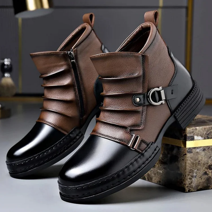 Leather Ankle Boots for Men