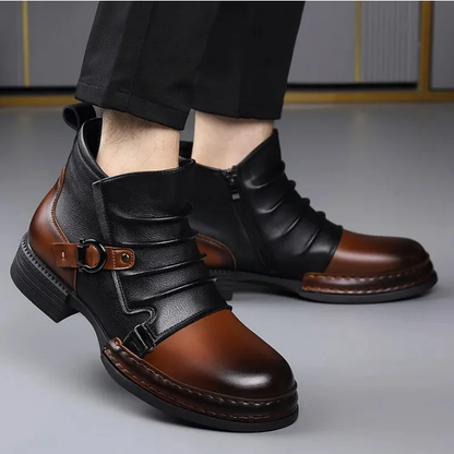 Leather Ankle Boots for Men