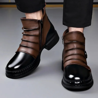 Leather Ankle Boots for Men