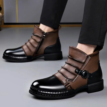 Leather Ankle Boots for Men