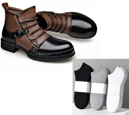Leather Ankle Boots for Men