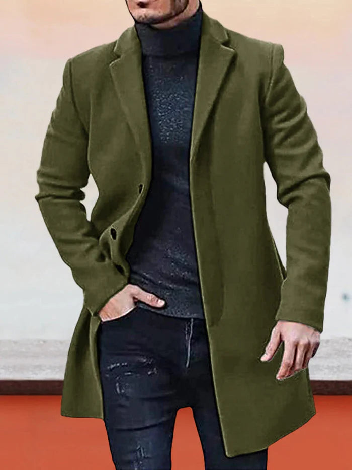 Single-Breasted Buckle Jacket