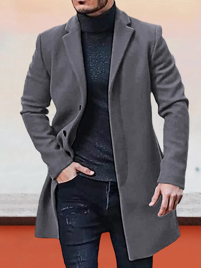 Single-Breasted Buckle Jacket