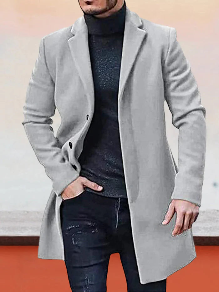 Single-Breasted Buckle Jacket