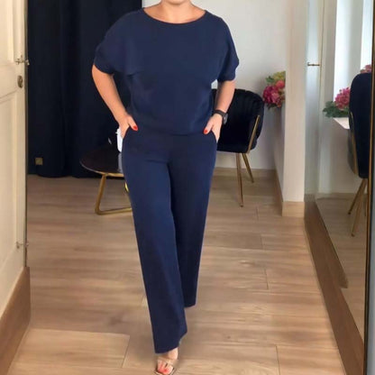 Elegant 3-Piece Set - Comfortable Long Cardigan, Top, and Pants