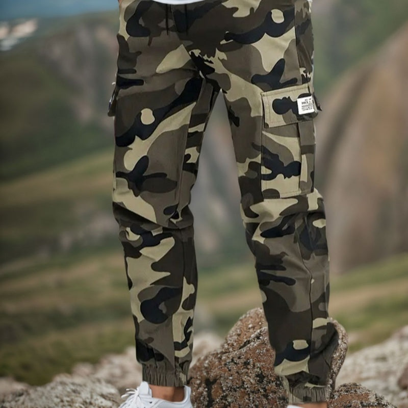 High-Quality Camouflage Trousers for Men - Durable Casual Camo Work Trousers