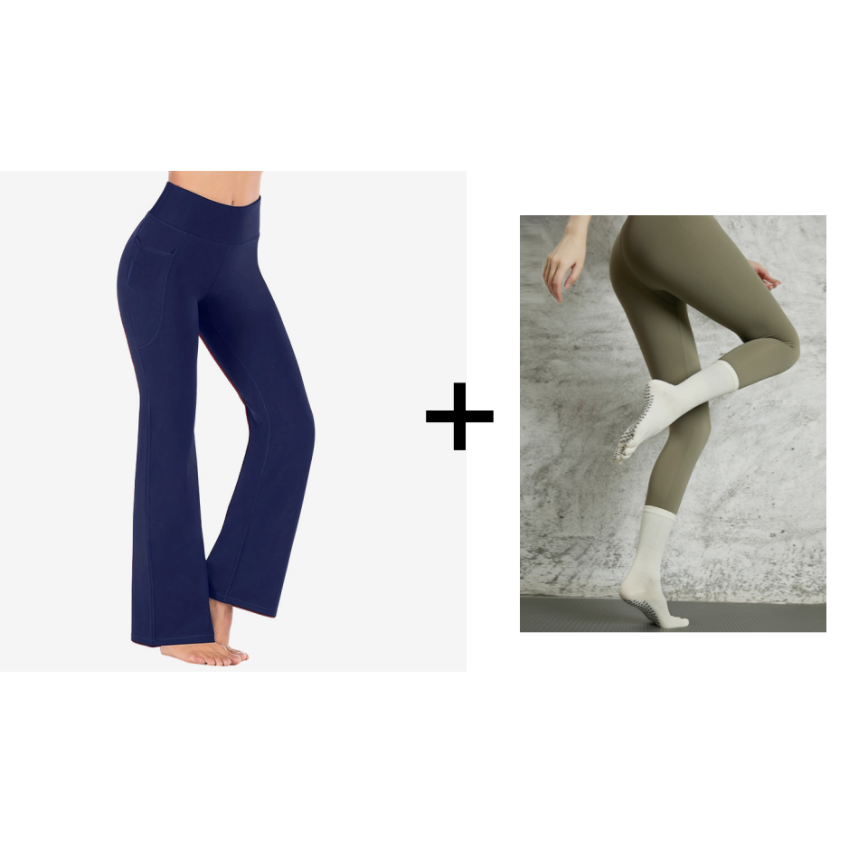 Ultra Sculpt High-Waisted Flared Leggings with Tummy Control