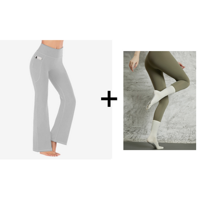 Ultra Sculpt High-Waisted Flared Leggings with Tummy Control