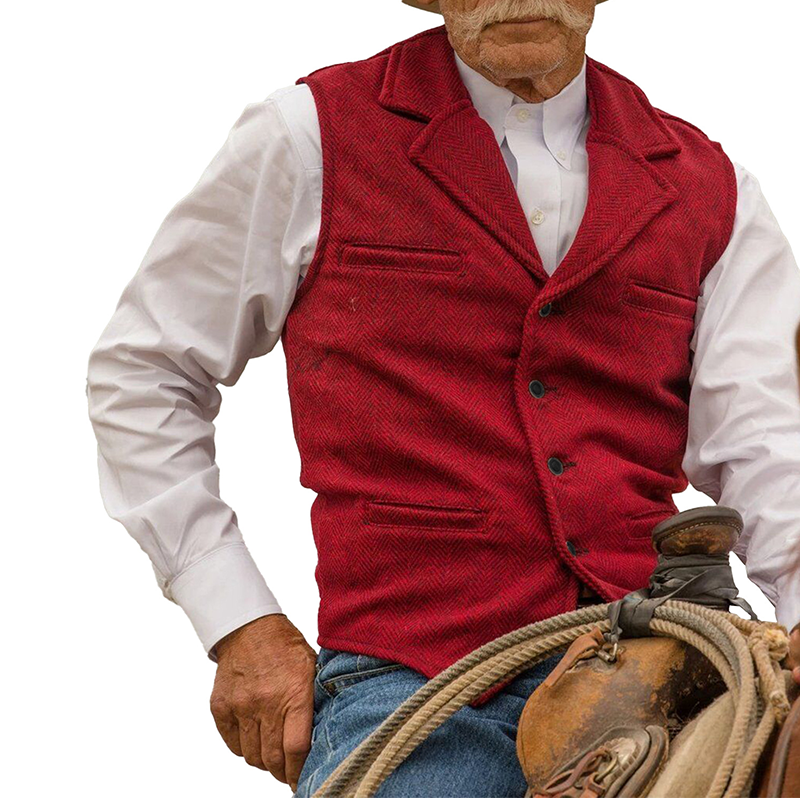 Slim Fit Casual Business Vest for Men
