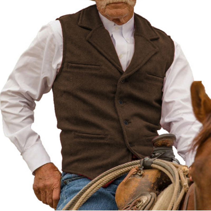 Slim Fit Casual Business Vest for Men